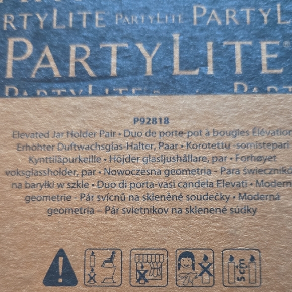 PartyLite Elevated Jar Holder Pair P92818 - Picture 3 of 3